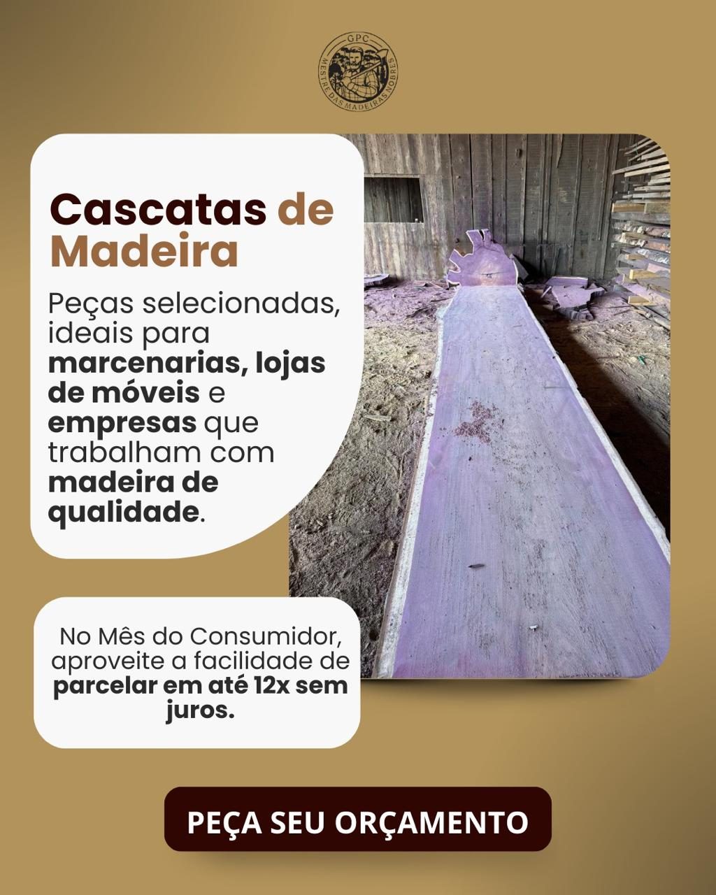 Cascatas de madeira